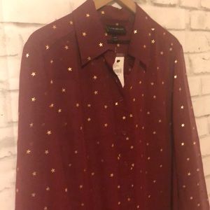 Lane Bryant Tops - NWT Lane Bryant Star blouse Lane Bryant Tops - NWT Lane Bryant Star blouse
